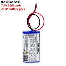 VariCore 7,2 В/7,4 В/8,4 в 18650 литиевая батарея 2600 мА перезаряжаемая аккумуляторная батарея комплект megaphone Защитная плата для динамика 2024 - купить недорого