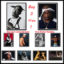 Постер Tupac Amaru Shakur, хип-хоп, рэп, певица, звезда 2PAC, постер с HD печатью, Настенная картина, украшение дома, Бескаркасный 2024 - купить недорого