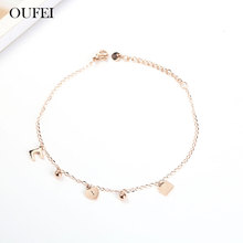 XUANHUA Stainless Steel Jewelry For Woman Vogue 2019 Rose Gold Chain Link Bracelets Bangles Jewelry Accessories Bohemian 2024 - buy cheap