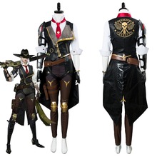 OW Ashe Cosplay Costume Elizabeth Caledonia Cosplay Ashe Shoes Outfit Full Suit For Adult Women Halloween Carnival Costumes 2024 - buy cheap