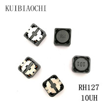 10 unids/lote CDRH127 CD127 10UH Chip inductor 12*12*7mm 10uH 100 SMD inductancia de potencia SMD 2024 - compra barato