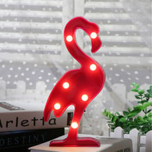 Led Night Light Lamp Lighting Child Flamingo Shape String Lights Led Christmas Tree Animal Decoration Lights Home Party Holiday 2024 - buy cheap