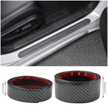 Carbon Fiber Rubber Bumper Strip Door Sill Protector Edge Guard Car Stickers for Volkswagen VW Golf 4 6 7 GTI Tiguan Passat B5 2024 - buy cheap