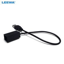 LEEWA AUX Extension USB Adapter Cable Wire For Honda Civic/Jazz/CR-V/Accord/Costa/Odyssey 2009~ OEM Head Unit Audio Media System 2024 - buy cheap