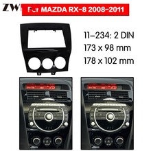 Radio Multimedia con GPS para coche, Radio con reproductor DVD, Marco, NAVI, fascia, para Mazda RX8, 2Din, UV, negro, RHD, 2008-2011 2024 - compra barato