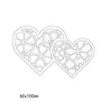 New Heart Pattern frames and covers Metal steel Cutting Dies DIY Scrapbook Album Paper Card Crafts Stencil Scrapbooking stamps 2024 - buy cheap