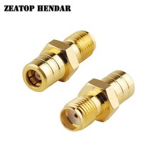 50Pcs Brass Gold Plated SMA Female Jack to SMB Female Plug Straight RF Coaxial Coax Adapter Connector 2024 - buy cheap