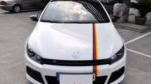 Aliauto Car Accessories German flag reflective car stickers and decals waterproof whole body sticker for volkswagen audi bmw 2024 - buy cheap