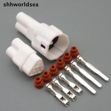 Shhworldsea-kit de conector macho e fêmea, kit com 5/30/100 conjuntos de 2.0mm, 3 pinos, 3p, conectores 6187-3231, 6180-3241 2024 - compre barato