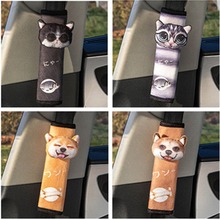 Car Styling Seat Belt Cover Shoulder Pad Cartoon Animal Shoulder Protector Car Accessories Auto Safety Belt Strap Harness Cover 2024 - buy cheap