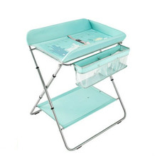 Crib diaper table multi-function nursing table bath table portable folding nany bed 2024 - buy cheap