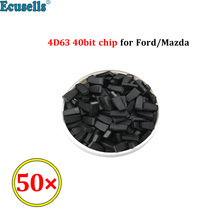 Chip transponedor de llave de coche, 4D63, 40Bit, 4D, ID63, para Mazda, Ford, Lincoln, Mecury, 50 Uds. Por lote 2024 - compra barato