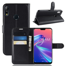 Funda de piel sintética para Asus Zenfone Max Pro (M2) ZB631KL, carcasa de teléfono protectora con tapa con tarjetero 2024 - compra barato