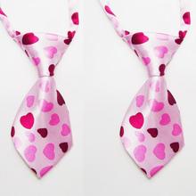 50pcs/lot handmade Adjustable Pet Dog puppy Cat pink Bow Ties Grooming Supplies for wedding party holiday Valentine LF15 2024 - buy cheap