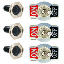 EE support  3Pcs Universal Heavy Duty 20A 125V SPST 2 Pin ON/OFF Rocker Toggle Switch Boot Knob Car Accessories Sales  XY01 2024 - buy cheap