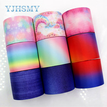 YJHSMY,G-18604-340,38 мм, 5 ярдов, мультяшная цветная корсажная лента с принтом, аксессуары для одежды, тесьма, материалы для рукоделия 2024 - купить недорого