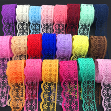 3/4" 20mm Wide (10yards/lot) Handicrafts Embroidered Net Lace Trim Ribbon DIY Wedding/Birthday/Christmas Decorations 2024 - купить недорого