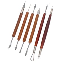 6pcs Clay Sculpting Set Wax Carving Pottery Tools Shapers Polymer Modeling  assorted pottery clay sculpting tools set 2024 - buy cheap