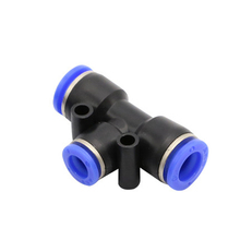 PEG 3Way T Type Pneumatic Connector Tee Union Push In Fitting for Air Pipe joint 4mm-6-8-10-12-16mm OD Hose Pipe Fittings 2024 - buy cheap