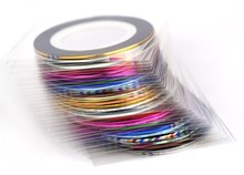 30colors Mixed Colors Nail Rolls Striping Tape Line DIY Nail Art Tips Decoration Sticker Nails Care 2024 - buy cheap