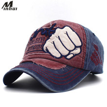 Minhui-sombreros para hombres y mujeres, gorras de béisbol de algodón con bordado vintage, snapback, gorra de moda 2024 - compra barato