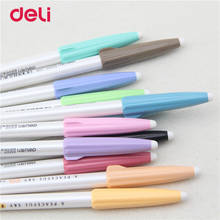 Deli 12 Pcs / Set Color Gel Pen writing stationery Ballpoint Pens Stationery Caneta Escolar Office School Supplies gel pen 2024 - buy cheap