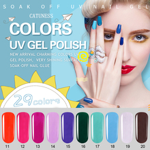 CATUNESS  Lucky 3d for 29 Colors Gel Semi Permanent Acrylic Poly Gel Long Lasting Nail Gel Soak Off Hybrid UV Gel Nail Polish 2024 - buy cheap