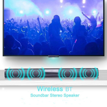 Портативная беспроводная звуковая панель 20 Вт, Bluetooth-совместимая колонка, мощная музыкальная 3D Звуковая Панель для домашнего кинотеатра, Aux для телевизора, ПК 2024 - купить недорого