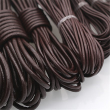 1Meter/Roll 4mm 5mm Faux Leather Cord Black Genuine Leather Cords String Rope For Thread DIY Bracelet Necklace Jewelry Findings 2024 - buy cheap