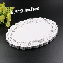 (160pcs/pack) 6.5*9 inches oval lace decorative paper doilies flower style hollowed mat scrapbook accessories free shipping 2024 - buy cheap