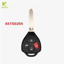 KEYECU 5PCS XHORSE VVDI for TOYOTA TYPE UNIVERSAL REMOTE KEY 4 BUTTONS – WIRED PN: XKTO02EN 2024 - buy cheap