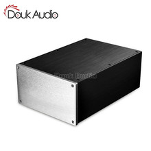 Douk Audio-amplificador de chasis de aluminio, preamplificador de tubo, DAC, caja de alimentación W220 x H120 x D311 mm 2024 - compra barato