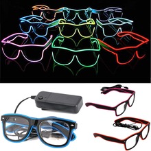 Gafas con cable Led parpadeantes para Halloween, iluminación decorativa para Fiesta de Luces, regalo clásico, luz LED brillante, RP0098 2024 - compra barato