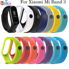 Браслет для Xiaomi Mi Band 4 ремешок для наручных часов сменный мягкий силиконовый ремешок для Xiaomi Miband 3 Смарт аксессуары ремешок 2024 - купить недорого