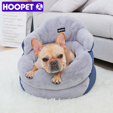 HOOPET Hand Wash Fiber Dog Bed Winter Warm Pet Heated House Small Puppy Kennel for Cats Sleeping Bag Nest 2024 - buy cheap