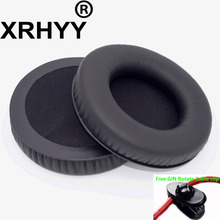 XRHYY-almohadilla para oreja de repuesto, cubierta de espuma para Akg K701 Q701 K550 K551 K553, con Clip de Cable de rotación libre, color negro 2024 - compra barato