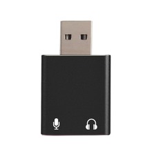 Mini USB Sound Card External Adapter  3D Stereo Jack 3.5mm Earphone Micphone For PC #265470 2024 - buy cheap