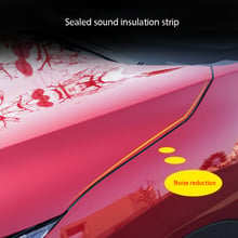 Car door seals soundproof double strips dustproof noise reduction noise artifact mute For Mitsubishi ECLIPSE CROSS 2018 2019 2024 - buy cheap