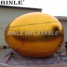 High quality new attractive 3m 6m giant inflatable easter egg with shinning golden color for outdoor decoration 2024 - buy cheap