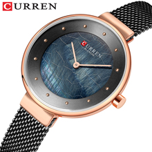 CURREN nueva pulsera de mujer relojes de pulsera Simple para niñas reloj de cuarzo de moda femenina reloj de pulsera de lujo 2024 - compra barato