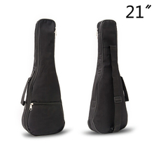 Impermeable 21 "bolsa de guitarra funda suave correas de hombro ajustables bolsos de guitarra Nylon oxford ukelele negro Funda para guitarra Gig Bag 2024 - compra barato