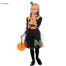 Falda de calabaza de M-XL para niñas, disfraces de bruja para Halloween, Carnaval, Purim, Cosplay, baile enmascarado 2024 - compra barato