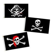 Pirate Flag 60x90cm Calico Flag Halloween Jolly Roger Skull Flag Polyester Banner  Flags And Banners Home Decor 2024 - buy cheap