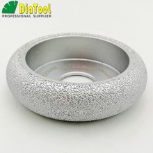 Vacío Soldadas Diamante Convexa DIATOOL muela 75mm x 20 MM para el mármol de granito y cuarzo rueda De Perfil 2024 - compra barato