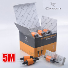 20PCS HUMMINGBIRD Disposable Tattoo Grip Tube Flat Magnum 5 Sterilized Grip Tube 5MT Supply 2024 - buy cheap