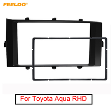 FEELDO Car Stereo Radio Frame Fascia for Toyota Aqua RHD 2012-2014 2Din DVD Dash Panel Bezel Trim Face Plate Kit #1948 2024 - buy cheap