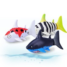 3CH Mini RC Tubarão Com Caixas de Lata de Água Barco de Controle Remoto de Rádio Submarino Peixe Eletrônico Bonito Toy O Melhor Presente Para crianças 2024 - compre barato