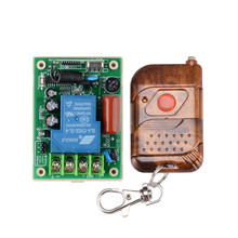 Transmissor e receptor sem fio 220v, sistema de interruptor com controle remoto, 30a, 3000w, 433mhz, luz/lâmpada led, bomba d'água, transmissor e cobertura