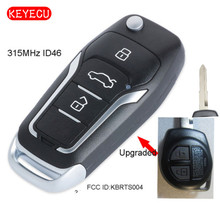 Keyecu Upgraded Remote Key Fob 315MHz ID46 for Suzuki Swift SX4 2006-2010 FCC: KBRTS004 2024 - buy cheap