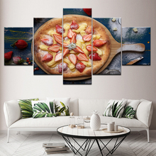 Canvas Painting Cooking Pizza food 5 Pieces Wall Art Painting Modular Wallpapers Poster Print for living room kitchen Home Decor 2024 - buy cheap